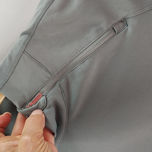 Yogalicious LUX green Pullover XS Athletic Jacket Long Sleeve Thumb Holes Fitted - Picture 5 of 7